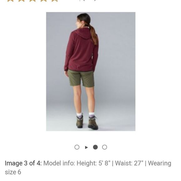 REI co op olive green relaxed fit shorts size 2 - Picture 6 of 6